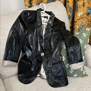 Giorgio Armani Black Leather Jacket